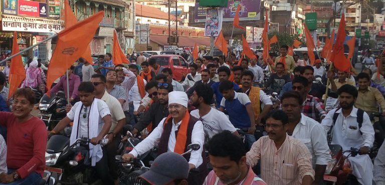 चैत्र शुक्ल हिन्दू नूतन वर्ष पर विशाल वाहन रैली