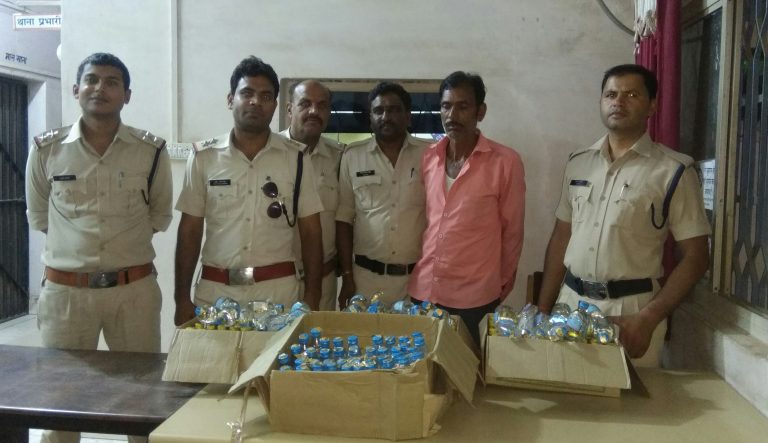 अवैध शराब पर मोतीनगर पुलिस की कार्यवाहियां जारी !!