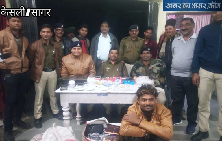 आदतन शातिर चोर पुलिस गिरफ्त में इस तरह देता था वारदात को अंजाम