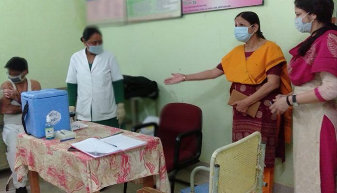 Kovid-19 vaccination camp started at Dr. Harisingh Gaur University.