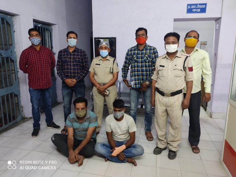 सागर पुलिस ने अंतरराज्यीय शातिर चोरों को माल सहित पलड़ा,पुलिस स्क्वाड की कार्यवाही
