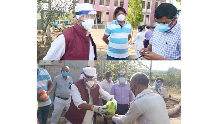 14 patients returned to their home after getting healthy from Gyanodaya Kovid Care Center in the presence of Municipal MLA and Municipal Commissioner