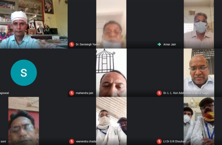 सत्रांत परीक्षा की तैयारी हेतु ऑनलाइन मीटिंग में दिशा निर्देश