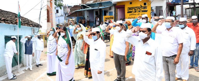 शहर सेवादल का मासिक झंडावंदन कार्यक्रम हुआ संपन्न