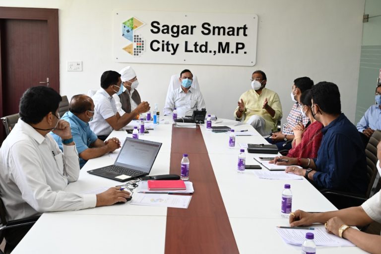 सागर स्मार्ट सिटी लिमिटेड की एडवाइजरी (परामर्शी) समीति की बैठक संपन्न
