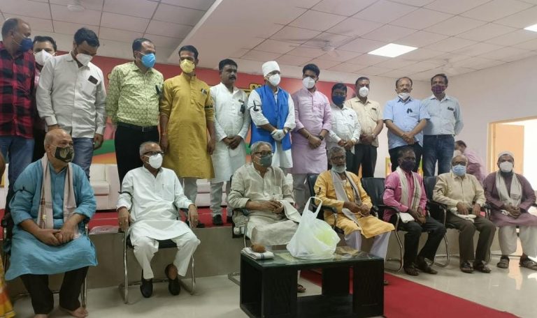 भारतीय जनता पार्टी द्वारा किया गया लोकतंत्र प्रहरी (मीसा बंदियों) का सम्मान