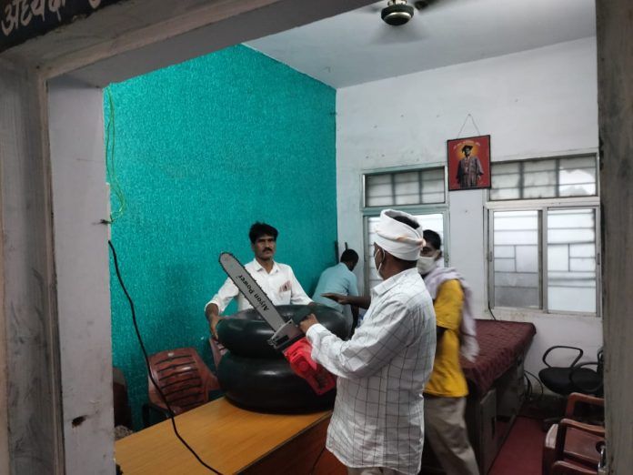 Flood control room inspected