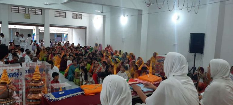 अमृत वर्षायोग 2021 धर्म नगरी जरुआ खेड़ा कलश स्थापना कार्यक्रम सानंद संपन्न हुआ