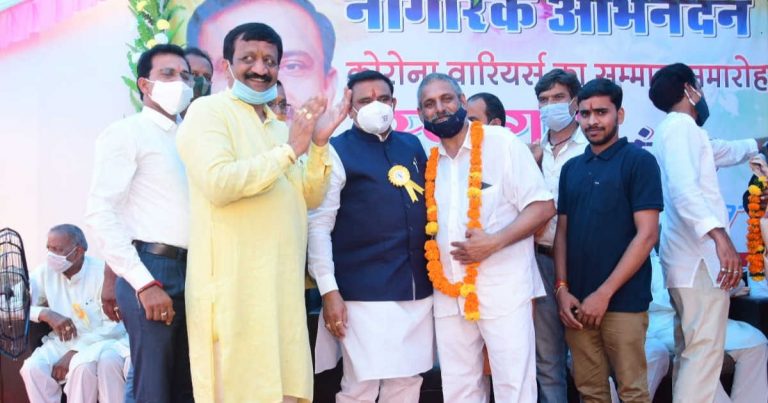 मंत्री भूपेन्द्र सिंह द्वारा खुरई के विभिन्न वार्डों में 1.5 करोड़ के निर्माण कार्यों का किया भूमिपूजन