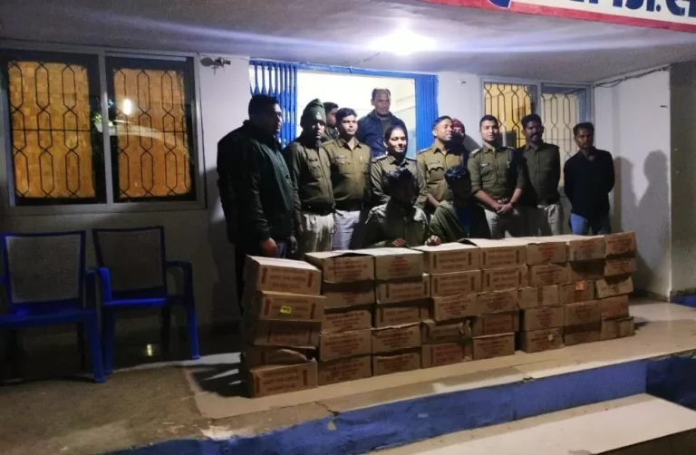 पुलिस ने अवैध 360 लीटर शराब जप्त की, 2 आरोपी पकड़े गए और 2 मौके से फरार हुए