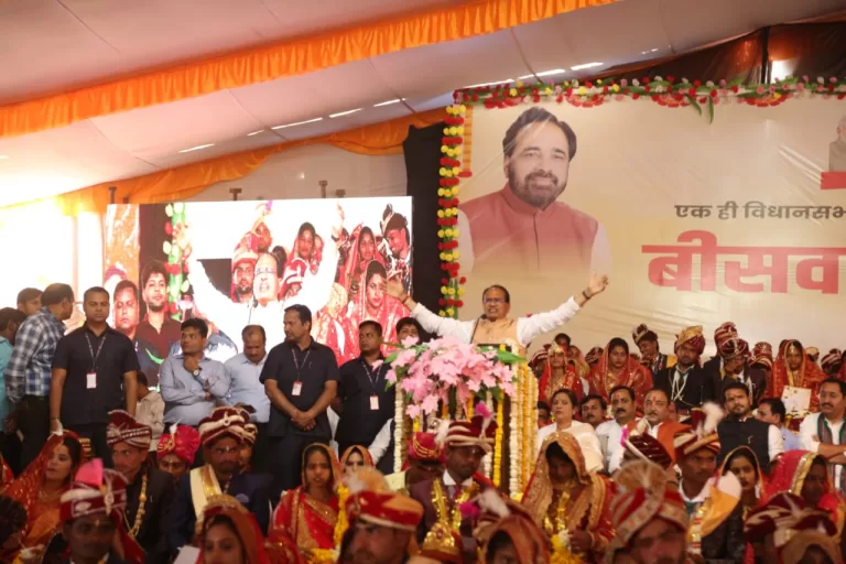 मंत्री श्री गोपाल भार्गव की पहल पर 2100 कन्याओं का विवाह सामाजिक समरसता का महायज्ञ- मुख्यमंत्री शिवराज सिंह