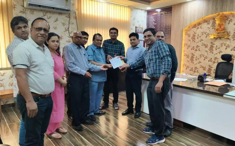 राजस्थान में हुई डॉक्टरों पर बर्बरता के विरोध में आईएमए का सागर में राष्ट्रपति के नाम ज्ञापन