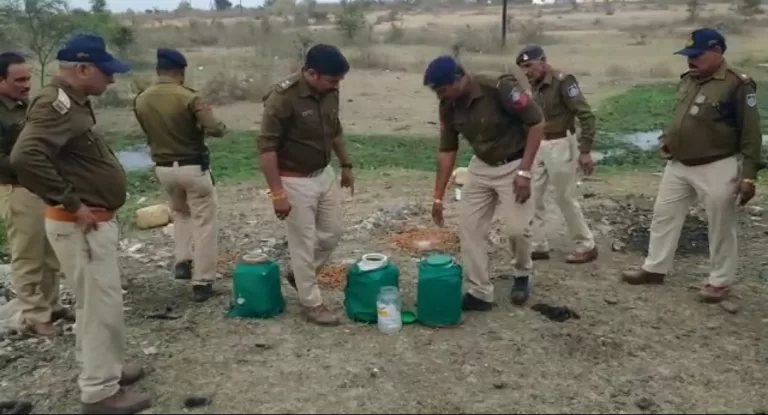 सिविल लाइन पुलिस की अवैध शराब पर कार्यवाई