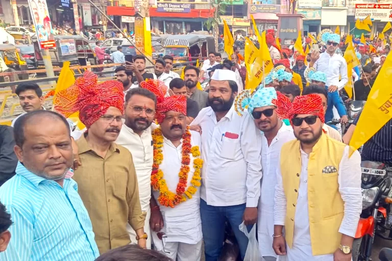 संत शिरोमणि सेन महाराज की जयंती पर निकली वाहन रैली का हुआ जगह-जगह स्वागत