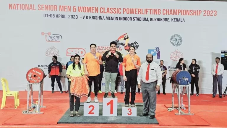 राष्ट्रीय पावर लिफ्टिंग चैम्पियनशिप में सागर की बेटी आयुषी ने फिर जीता गोल्ड मेडल
