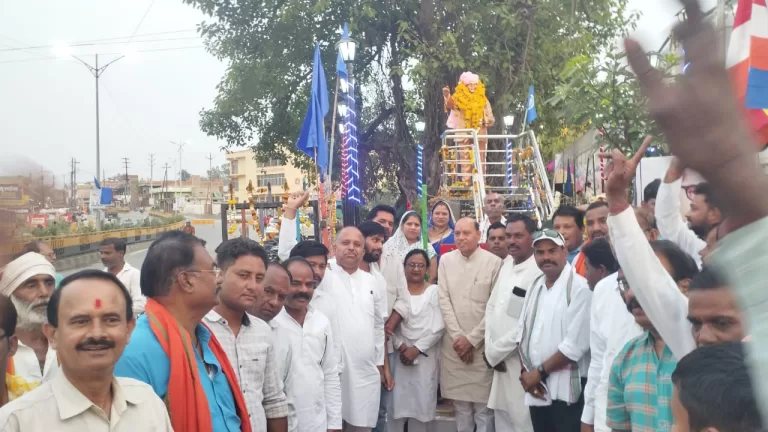 भारत रत्न बाबा साहेब डॉक्टर भीमराव अंबेडकर की 132वी जयंती पर मकरोनिया में भव्य आयोजन हुआ