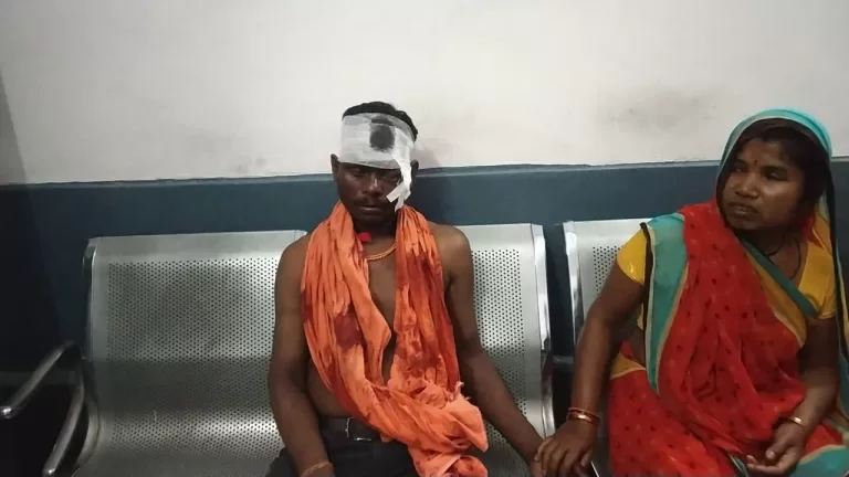 जमीनी विवाद को लेकर दो पक्षो में मारपीट, लहूलुहान पहुचे थाने