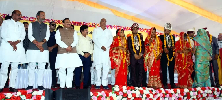 खुरई में मुख्यमंत्री कन्या विवाह योजना में 699 विवाह संपन्न