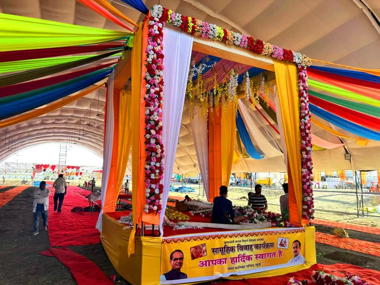 खुरई में मुख्यमंत्री कन्या विवाह समारोह, 686 जोड़े दांपत्य सूत्र में बंधेंगे