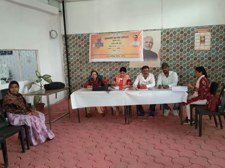 मुख्यमंत्री जन सेवा अभियान: वार्डों के शिविरों में 1419 आवेदनों का निराकरण हुआ