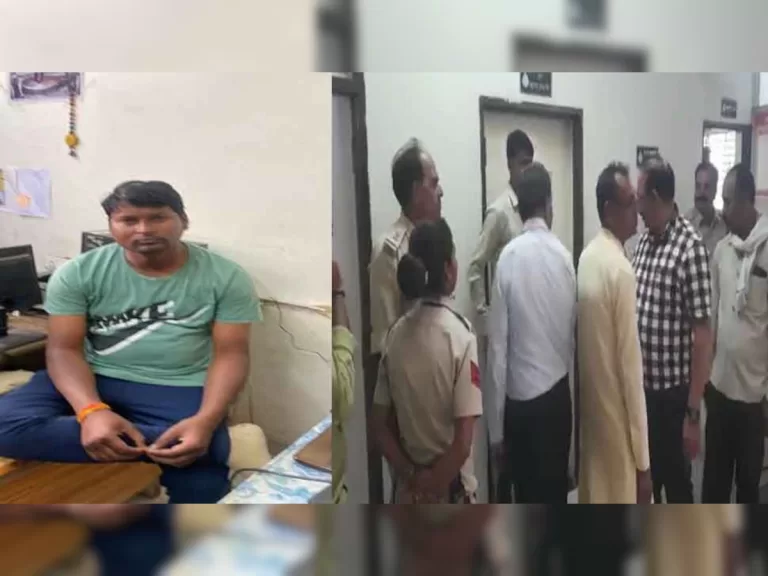 लोकायुक्त पुलिस ने थाने में आरक्षक को 25,000 की रिश्वत लेते रंगे हाथ पकड़ा