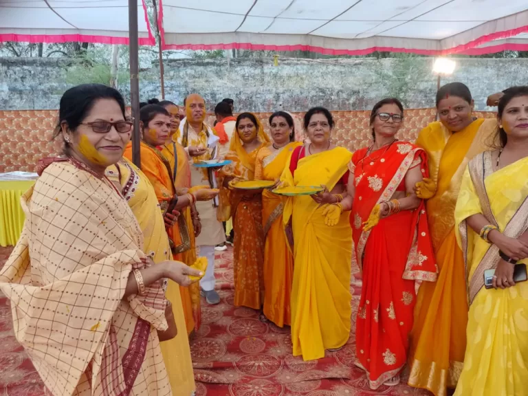 नरयावली विधानसभा के कल 1 जून को होगे करीब 1000 विवाह, हल्दी मेहदी पंगत की रस्म हुई