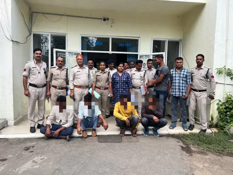 अपहरण की झूठी कहानी गढ़ने वालो का पुलिस ने किया पर्दाफाश