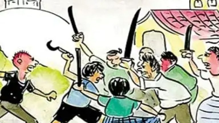 पुराने विवाद को लेकर दो पक्षों में जमकर हुई मारपीट महिला सहित तीन लोग घायल