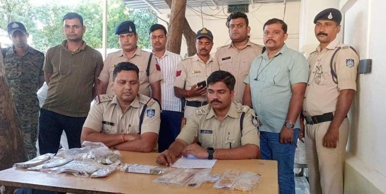 पुलिस ने चोरियों का खुलासा करके मशरूका जप्त एवं आरोपी को मशरूका सहित गिरफ्तार किया
