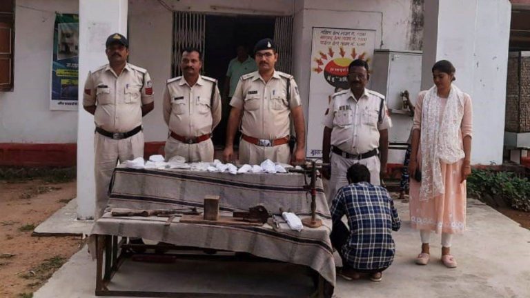 अवैध हथियारों की फैक्ट्री का भंडाफोड़, एक आरोपित गिरफ्तार, सामग्री जब्त