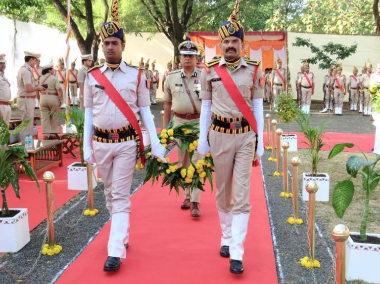 पुलिस स्मृति दिवस पर शहीद परेड का हुआ आयोजन