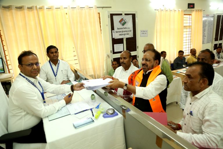 नामाकंन के तीसरे दिन सागर जिले में दस अभ्यर्थियों ने नाम निर्देशन-पत्र जमा किए