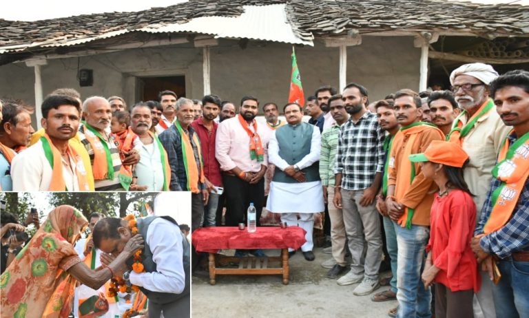 मंत्री भूपेन्द्र सिंह ने छह ग्रामों में नुक्कड़ सभाएं लीं, जनसंपर्क किया