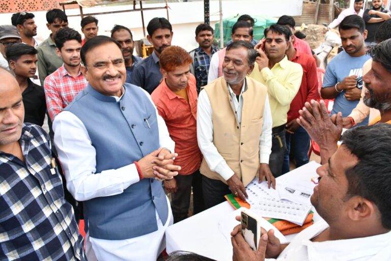 मंत्री भूपेंद्र सिंह ने खुरई विधानसभा क्षेत्र की जनता एवं भाजपा कार्यकर्ताओं का आभार जताया