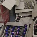 पुलिस की घेराबंदी देख शराब की पेटियां फेंककर भागे युवक; 19 हजार रुपये का माल जब्त