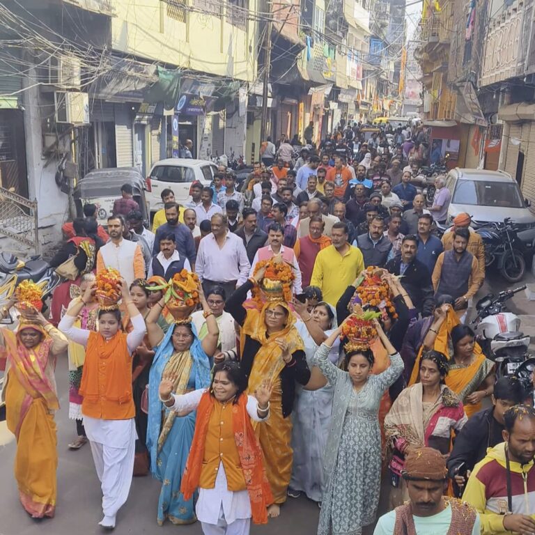 भगवान राम की जन्मभूमि तीर्थ क्षेत्र अयोध्या से आए पूजित अक्षत कलश का जिले में प्रवेश, हुआ भव्य स्वागत हुआ