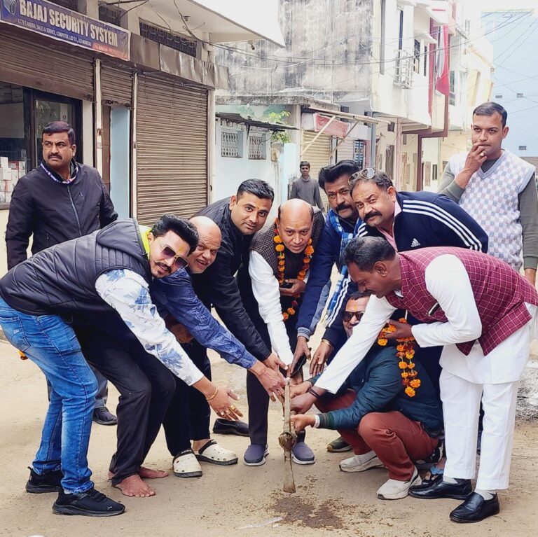 नरयावली विधायक इंजी. प्रदीप लारिया ने किया भूमि पूजन