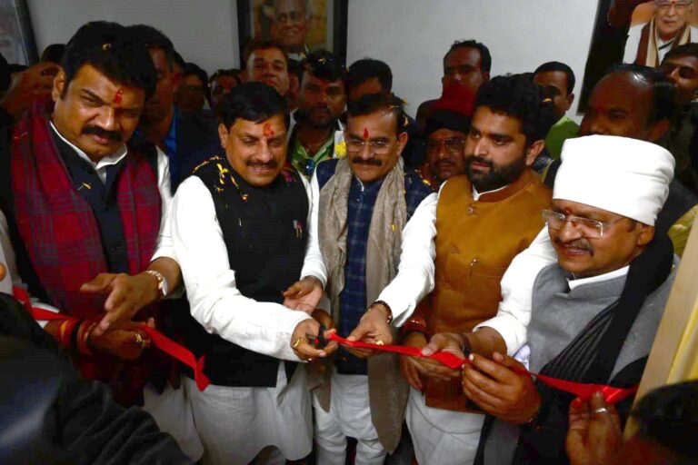 CM ने किया संभागीय भाजपा लोकसभा चुनाव कार्यालय का किया उदघाटन