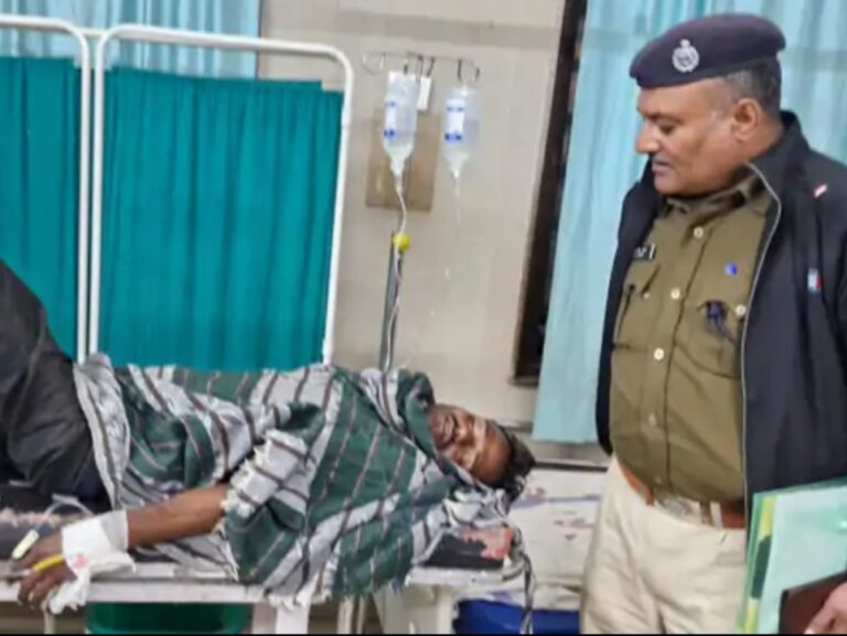 ट्रेन हादसे में युवक हुआ घायल