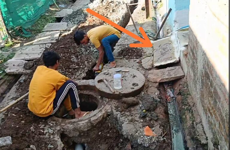 सीवर लाइन डालने और घरो में कनेक्टविटी के काम में घोर लापरवाही जारी, कमीशन का खेल!