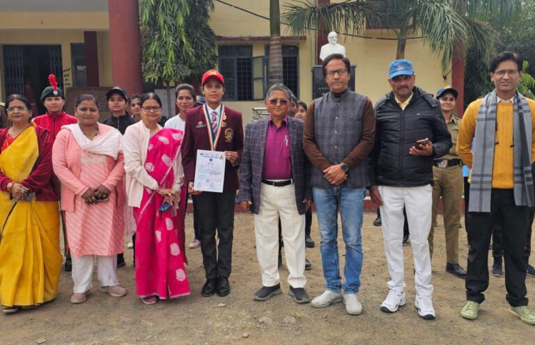 सागर की बेटी ने कर्तव्यपथ पर परेड करके बढ़ाया सागर का गौरव