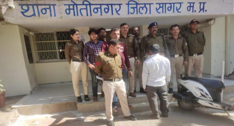 स्कूटी समेत चोर गिरफ्तार, मोतीनगर पुलिस की कार्यवाई