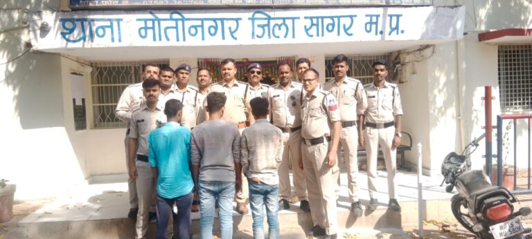 सागर पुलिस ने इन जुआड़ी शराबियों अवैध हथियार रखने वालों पर की कार्यवाहियां