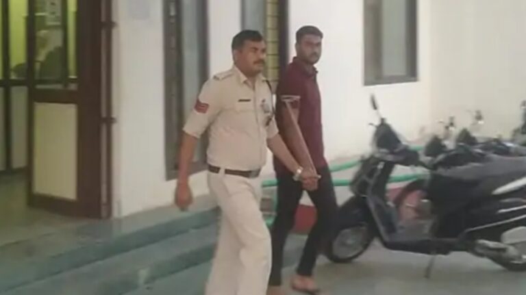 ताबड़तोड़ हवाई फायर कर मारपीट करने वाला गिरफ्तार, मैंन आरोपी फरार