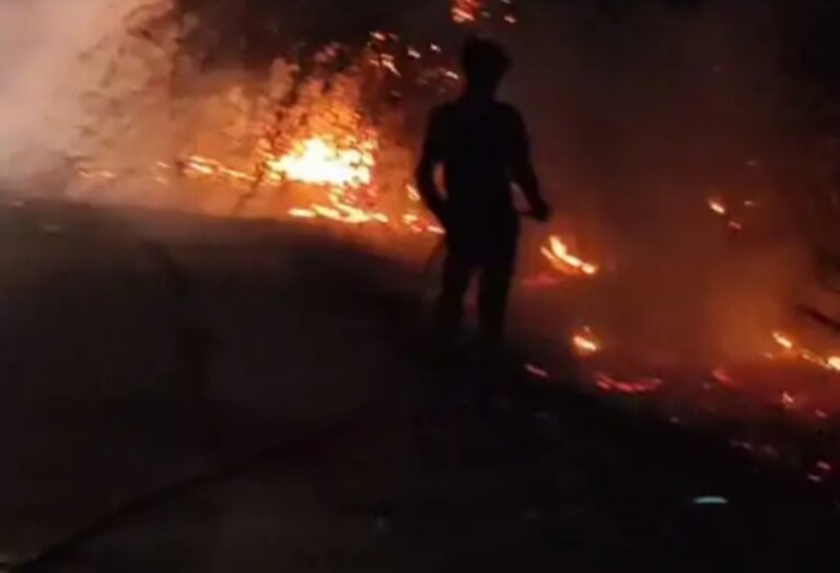 बारात में हुई आतिशबाजी की चिंगारी से हुआ हादसा, मतदान सामग्री वितरण स्थल पर लग गई आग