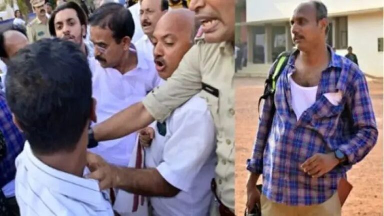 वोटिंग की खबरें दिखा रहे 4 पत्रकारों को पीटा गया ,कपड़े फाड़े गए, MLA को धमकाया