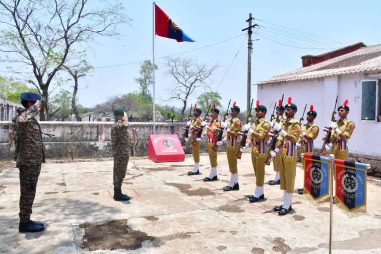 एनसीसी ग्रुप कमांडर ब्रिगेडियर अशोक मनोचा ने काना में संयुक्त वार्षिक प्रशिक्षण शिविर का निरीक्षण किया