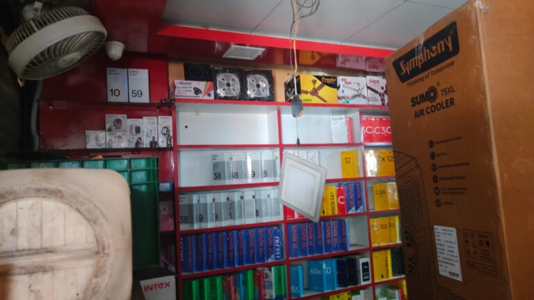 सागर में चोरों ने मोबाइल दुकान में सेंधमारी कर ढाई लाख के मोबाइल उड़ा लिए