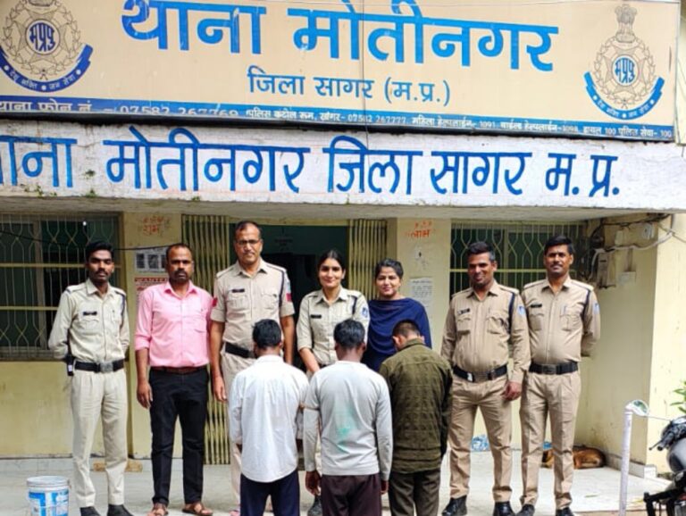 सागर में शराबी ने शराब पीने के लिए पैसे न देने पर मारपीट की, हिरासत में