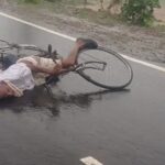 खेत से घर जा रहे साइकिल सवार किसान की,आकाशीय बिजली गिरने से मौत